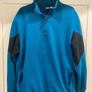 Puma Retro Colorblock 1/4 Zip Fleece Pullover